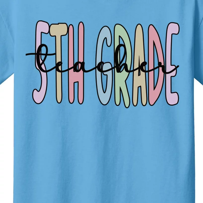 Fifth Grade Teacher Appreciation 5Th Grade Crew Gift Kids T-Shirt