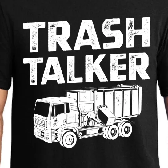 Funny Garbage Truck Trash Talker Recycling Garbage Cool Gift Pajama Set