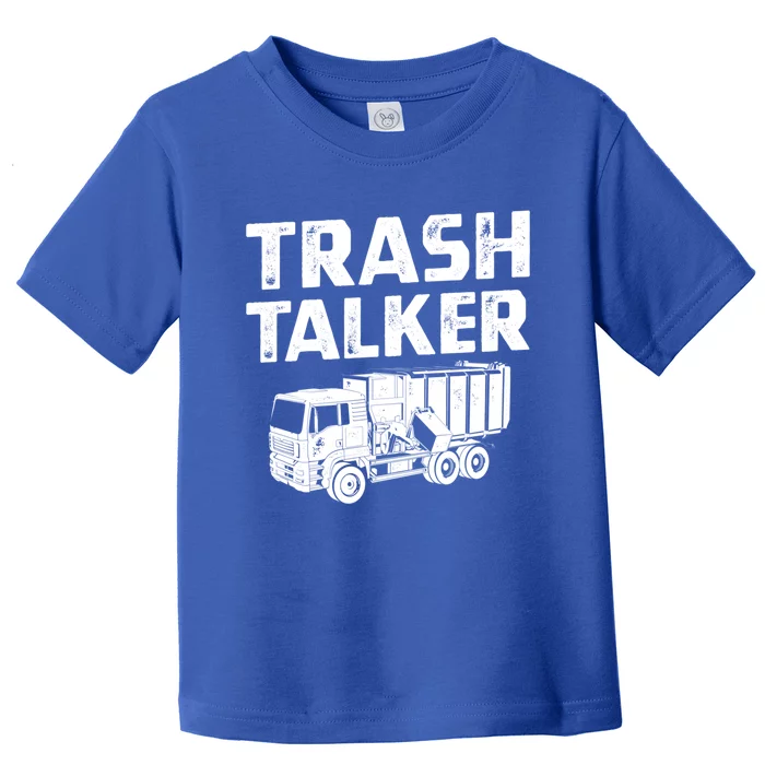 Funny Garbage Truck Trash Talker Recycling Garbage Cool Gift Toddler T-Shirt