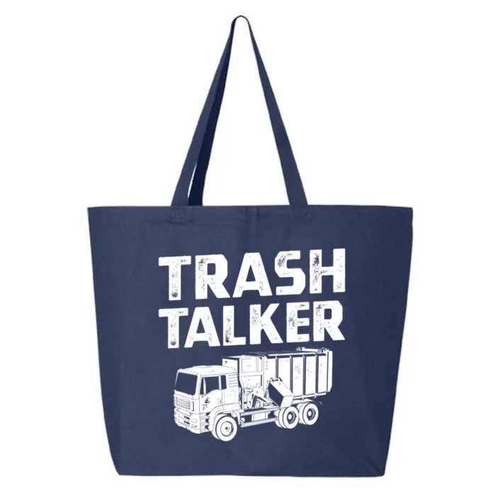 Funny Garbage Truck Trash Talker Recycling Garbage Cool Gift 25L Jumbo Tote