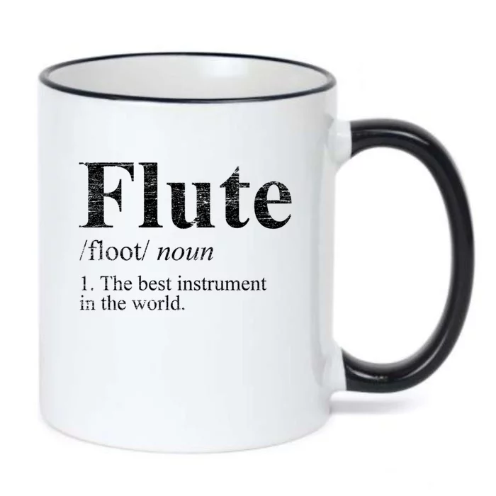 Flute Gift The Best Instrut In The World Black Color Changing Mug