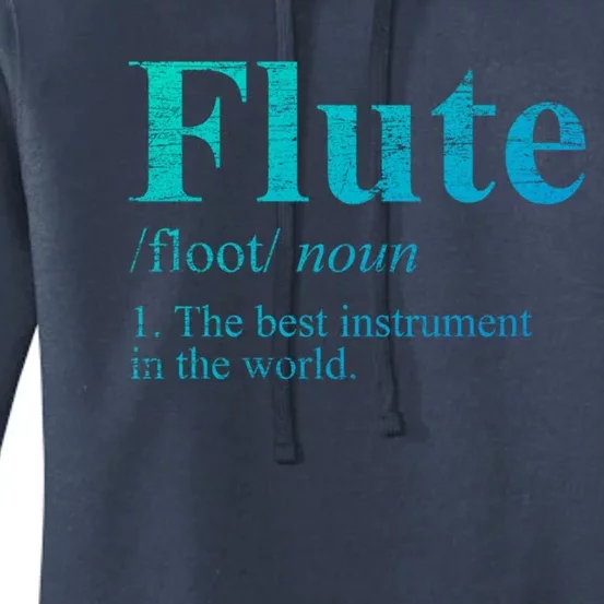 Flute Gift The Best Instrut In The World Women's Pullover Hoodie