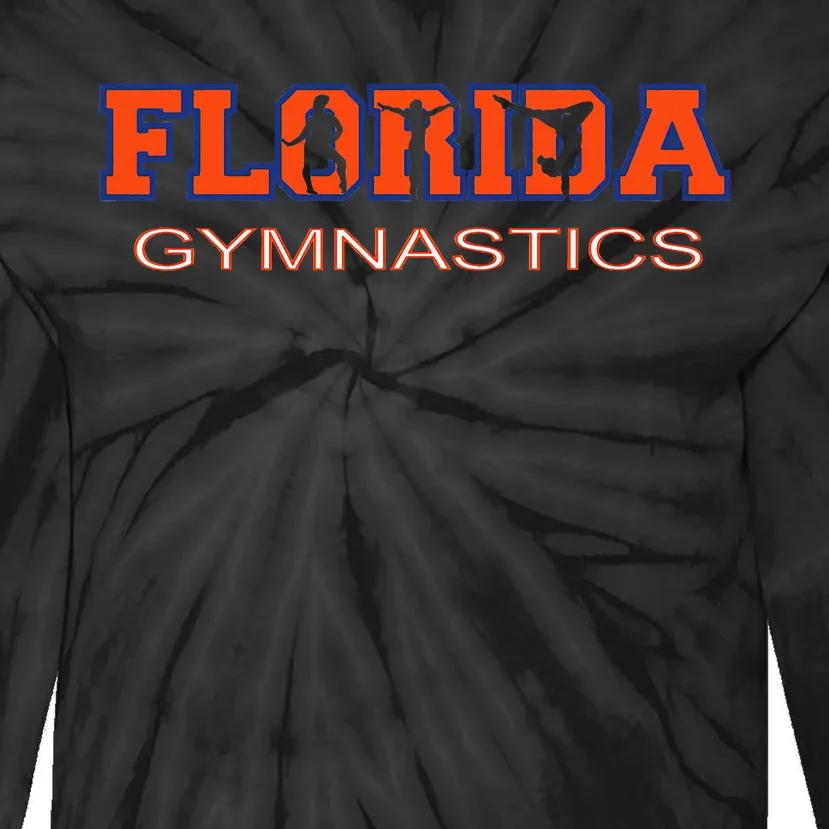 Florida Gymnastics Tumbling Gear Gymnast Aerobic Dance Tie-Dye Long Sleeve Shirt