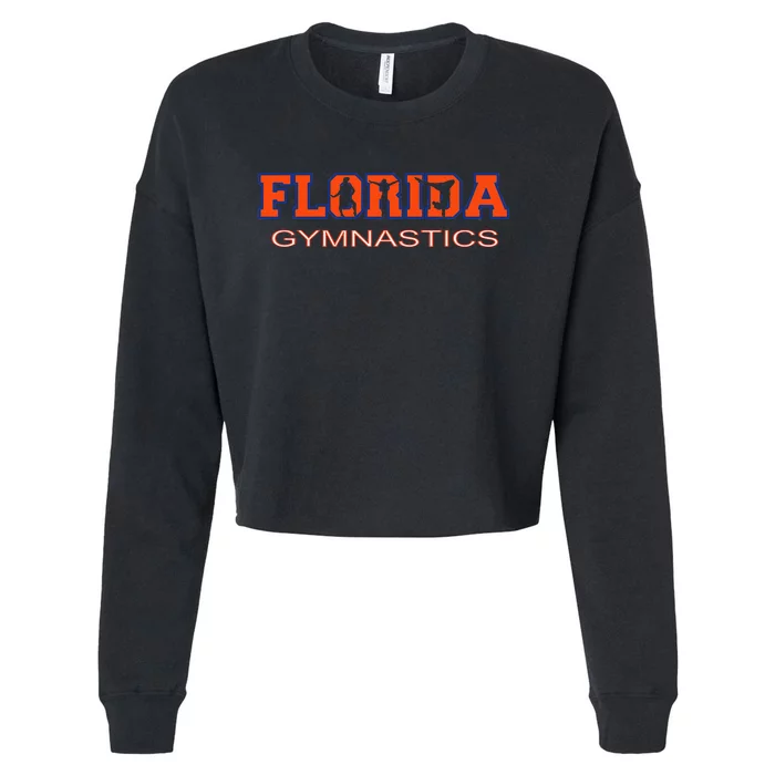 Florida Gymnastics Tumbling Gear Gymnast Aerobic Dance Cropped Pullover Crew