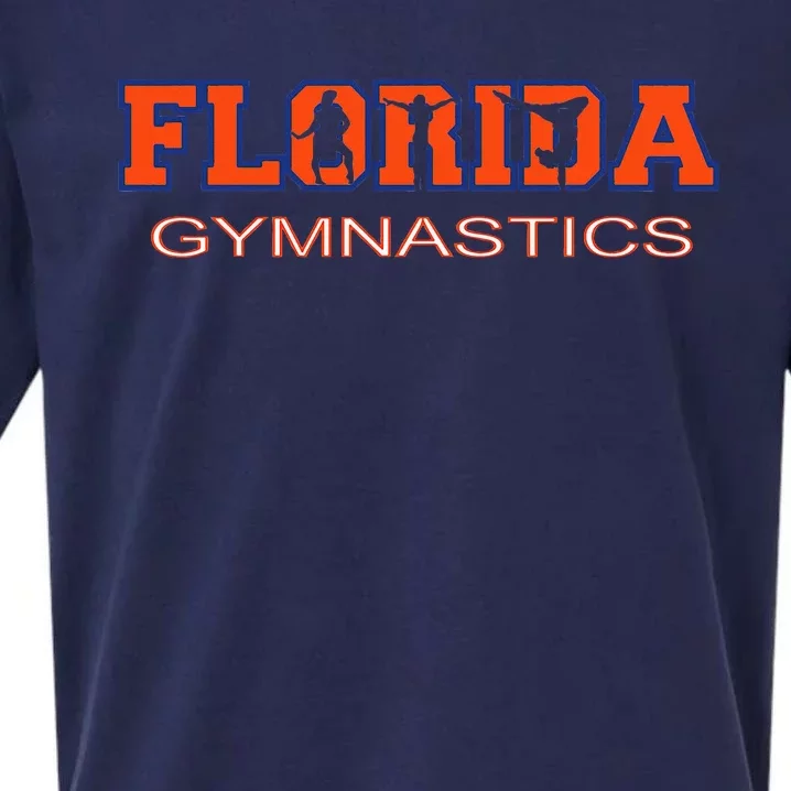 Florida Gymnastics Tumbling Gear Gymnast Aerobic Dance Sueded Cloud Jersey T-Shirt