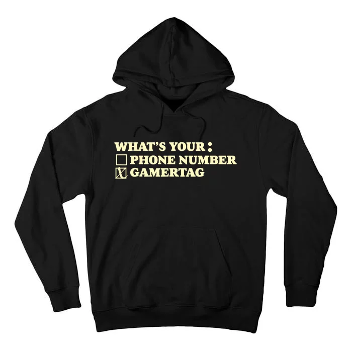 Funny Gamer Tag Tall Hoodie