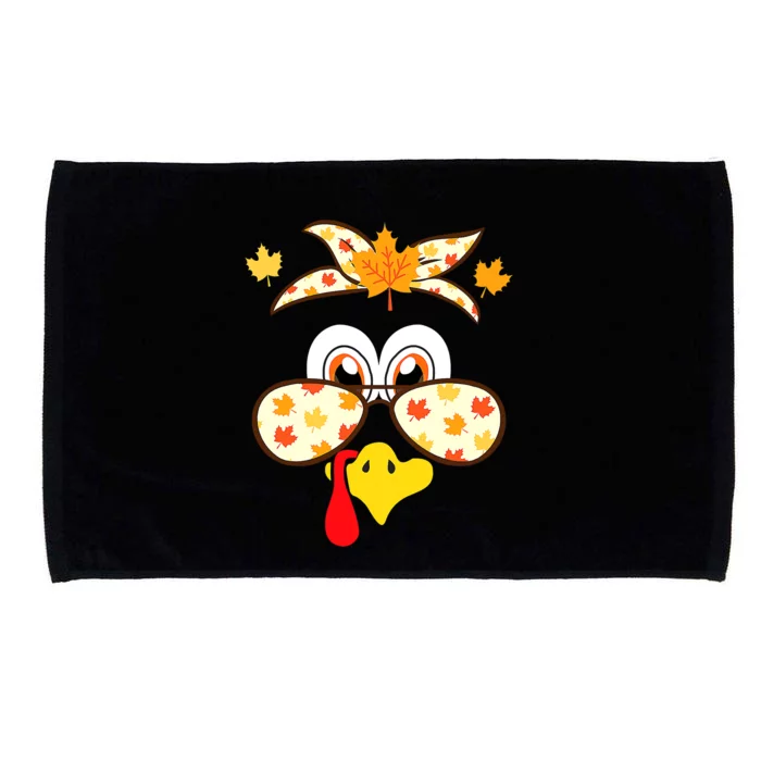 Funny Gobble Turkey Thanksgiving Face Costume Boys Girls Kid Microfiber Hand Towel