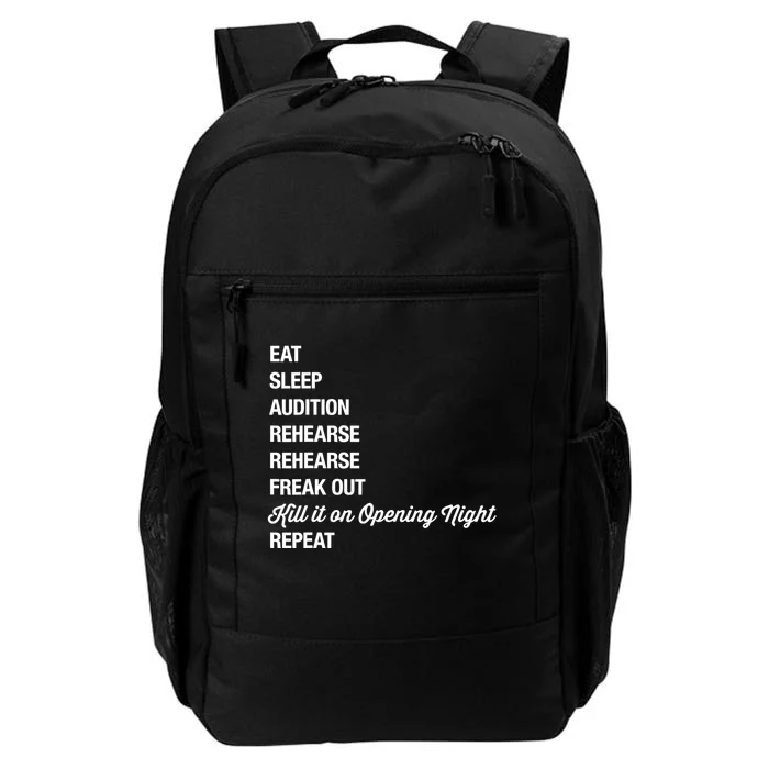 Funny Gift Theater Geek Gift Musical Life Eat Sleep Theatre Gift Daily Commute Backpack