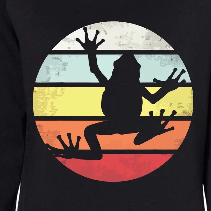 Funny Graphic Tree Frog Design Made With Love Womens California Wash Sweatshirt