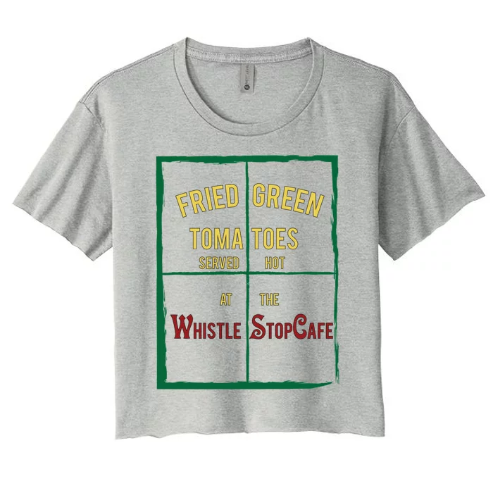 Fried Green Tomatoes Women's Crop Top Tee