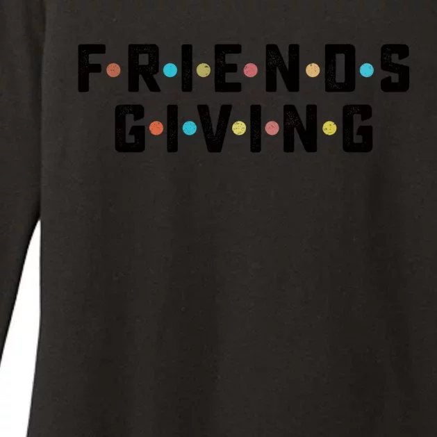 Friends Giving Thanksgiving Turkey Day Gift Womens CVC Long Sleeve Shirt