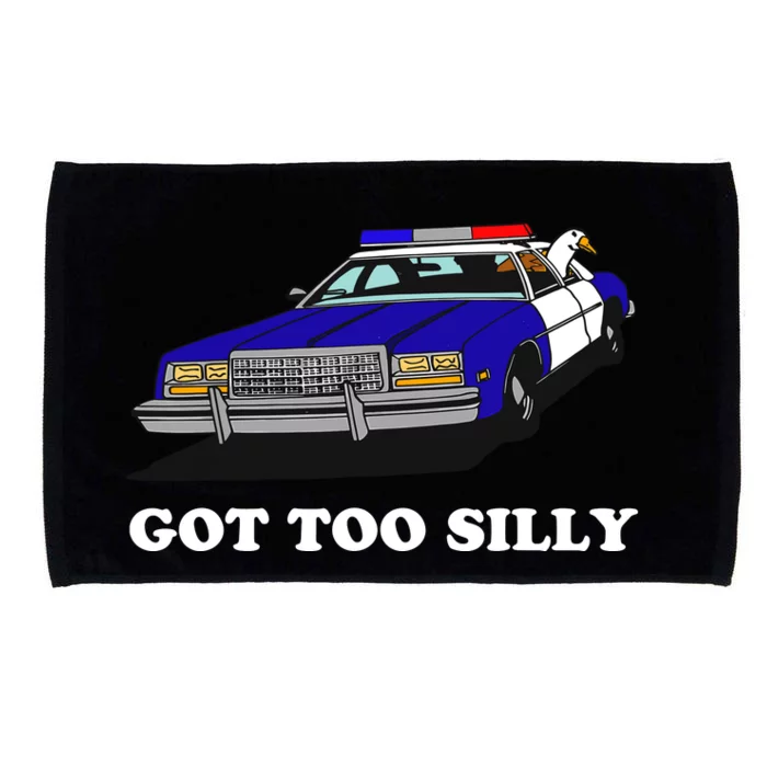 Funny Got Too Silly Goose Microfiber Hand Towel