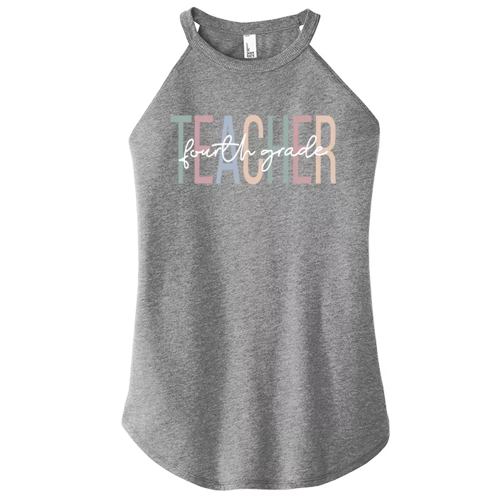 Fourth Grade Teacher Boho 4Th Grade Teacher Meaningful Gift Women’s Perfect Tri Rocker Tank