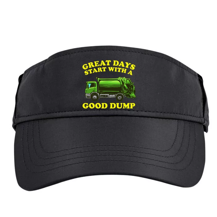 Funny Garbage Truck Design Kids Men Women Dump Trash Trucks Adult Drive Performance Visor