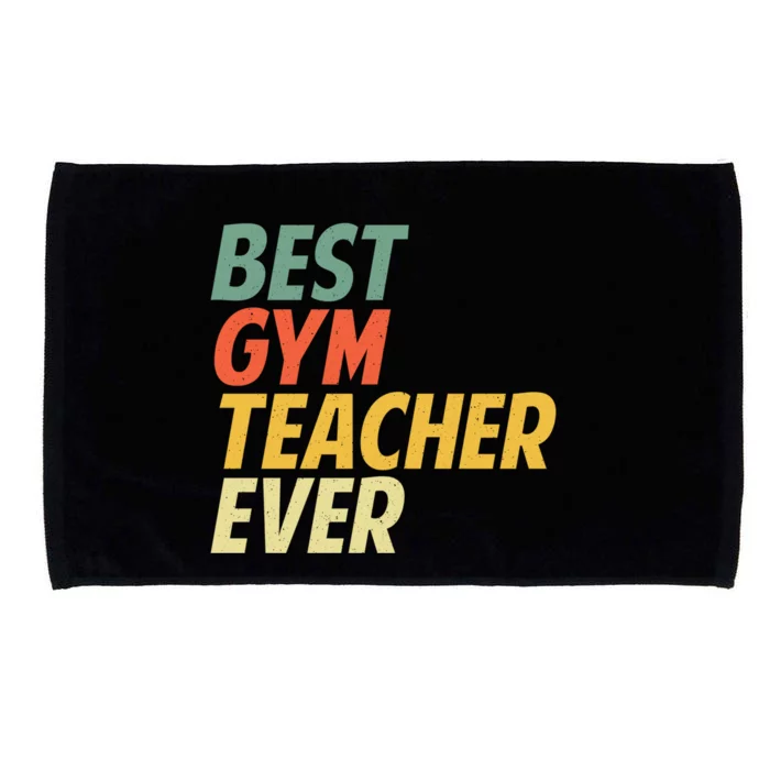 Funny Gym Teacher Art Pe Teacher Appreciation Gift Microfiber Hand Towel