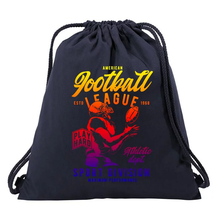 Football Gift Team College Coach Gift Drawstring Bag