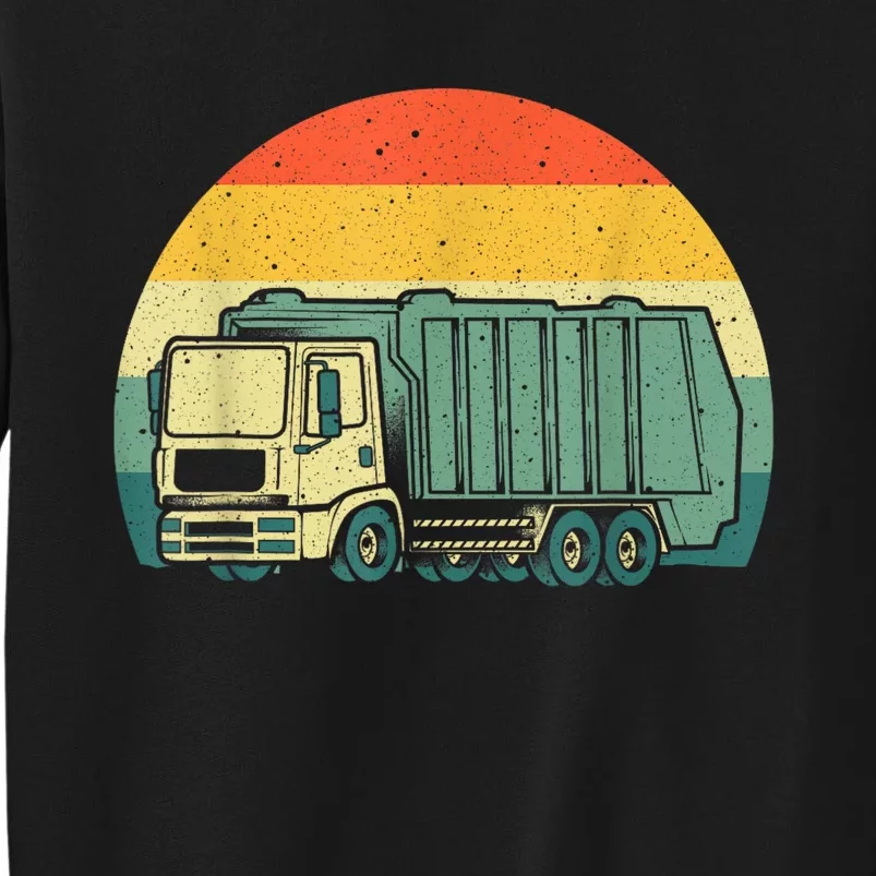 Funny Garbage Truck Design For Kids Trash Truck Tall Sweatshirt