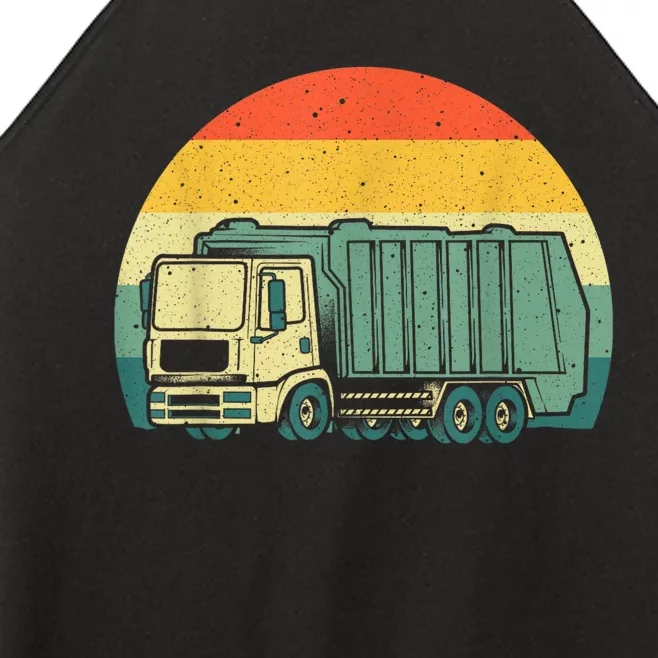 Funny Garbage Truck Design For Kids Trash Truck Women’s Perfect Tri Rocker Tank