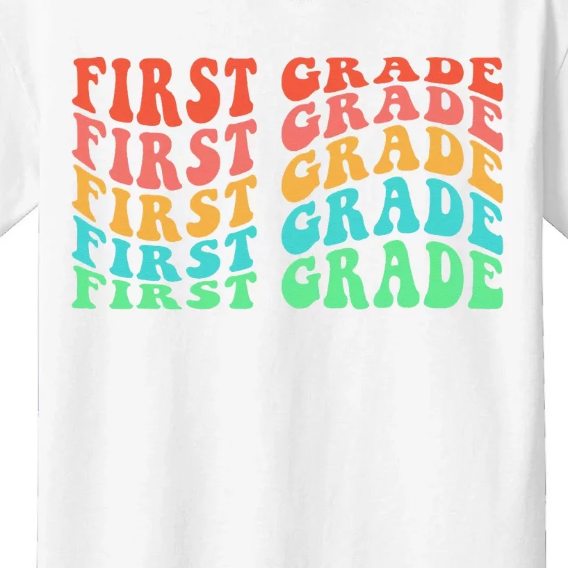 First Grade Teacher 1st Grade Teacher Elementary School Kids T-Shirt