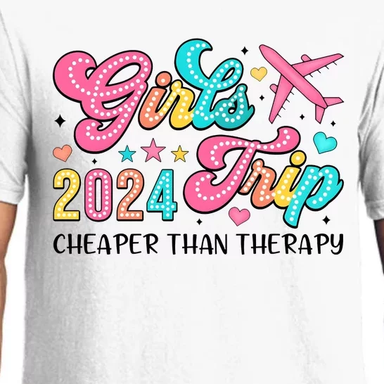 Funny Girl Trip 2024 Cheaper Thsn Therapy Pajama Set