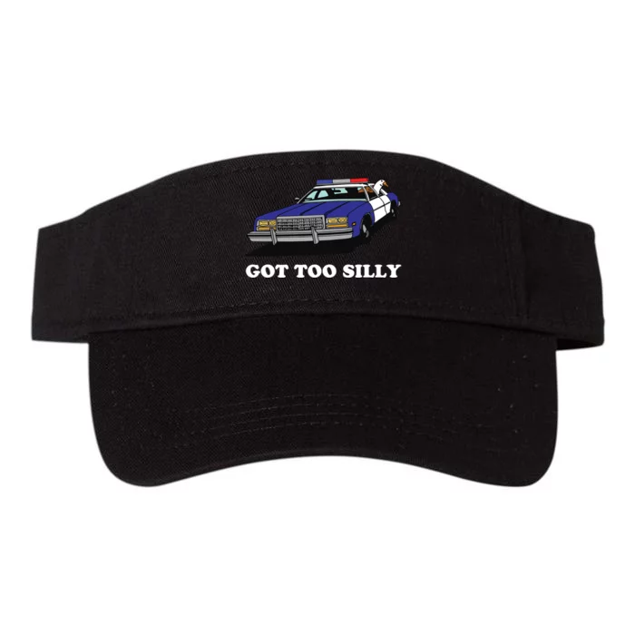 Funny Got Too Goose Silly Gift For Him Funny Goose Valucap Bio-Washed Visor