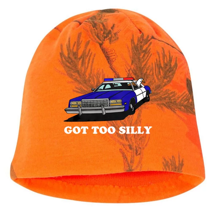 Funny Got Too Silly Goose Kati - Camo Knit Beanie