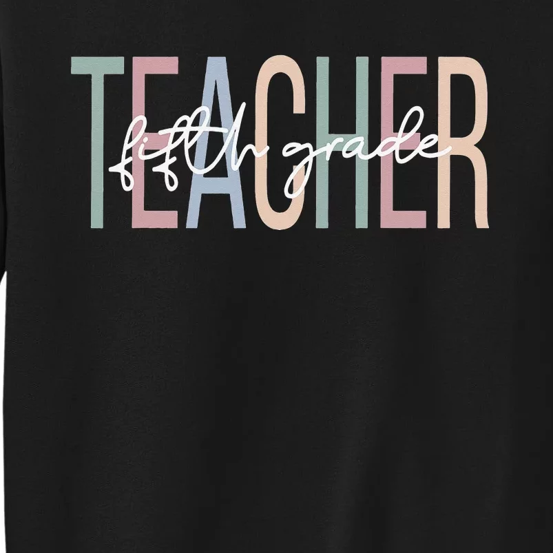 Fifth Grade Teacher Boho 5th Grade Teacher Sweatshirt