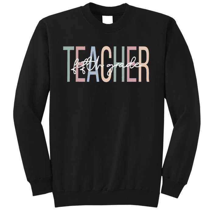 Fifth Grade Teacher Boho 5th Grade Teacher Sweatshirt