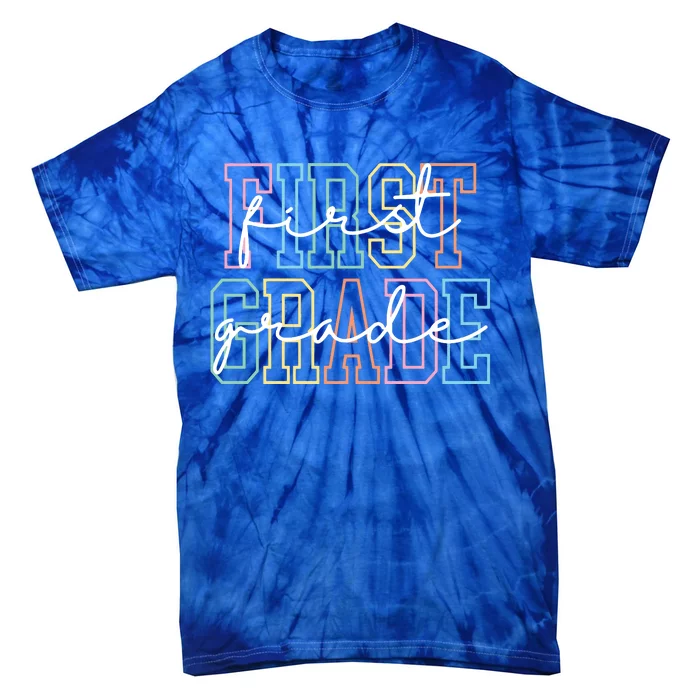 First Grade Teacher  1st Grade Teacher Tie-Dye T-Shirt