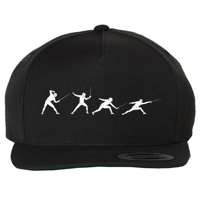 Fencing Gear TShirt Wool Snapback Cap