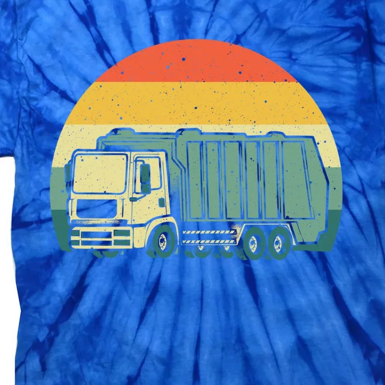 Funny Garbage Truck Design For Kids Men Women Trash Truck Gift Tie-Dye T-Shirt