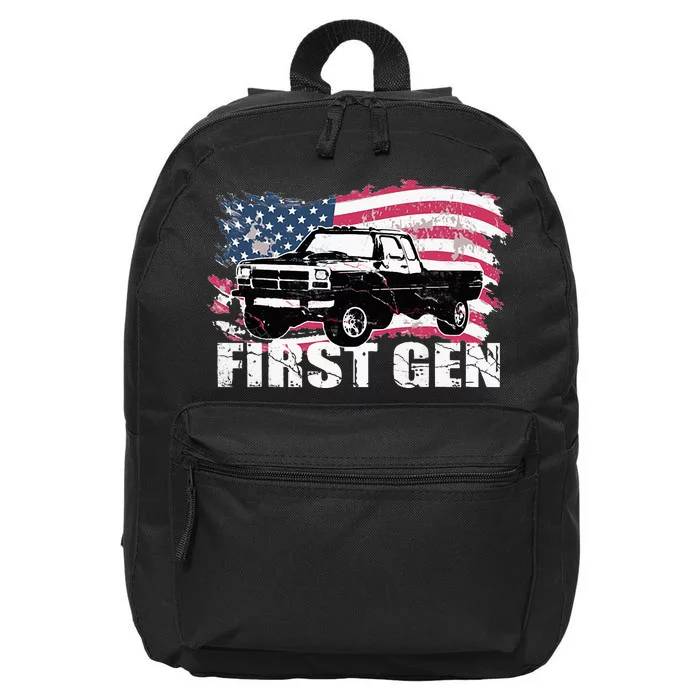 First Gen Truck Squarebody First Generation 16 in Basic Backpack