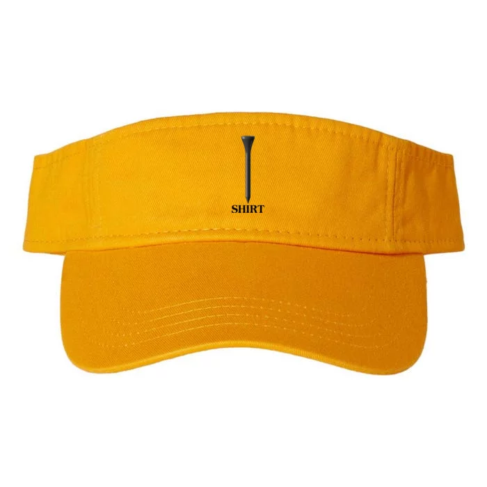 Funny Golf Tee Golf Lover Valucap Bio-Washed Visor