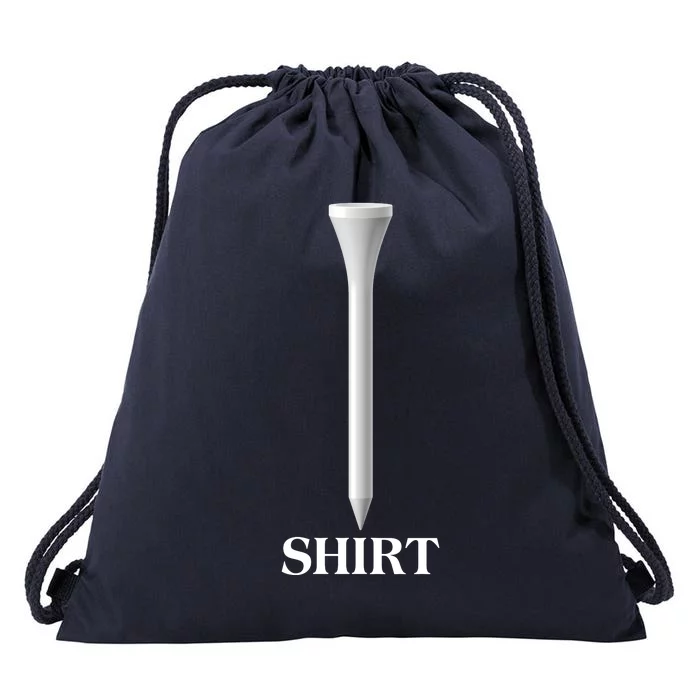 Funny Golf Tee Golf Lover Drawstring Bag