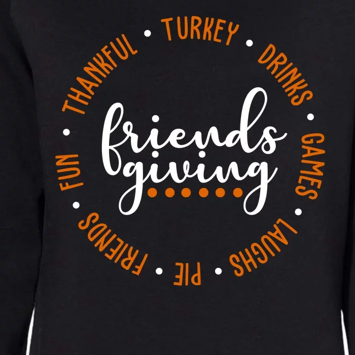 Friends Giving Thanksgiving Festive Holiday Gift Womens California Wash Sweatshirt