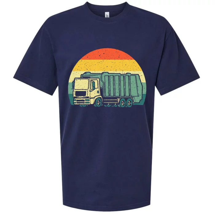 Funny Garbage Truck Design For Kids Men Women Trash Truck Sueded Cloud Jersey T-Shirt