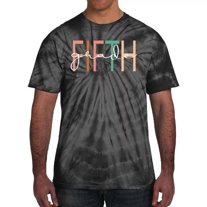 Fifth Grade Teacher Team 5th Grade Squad Tie-Dye T-Shirt