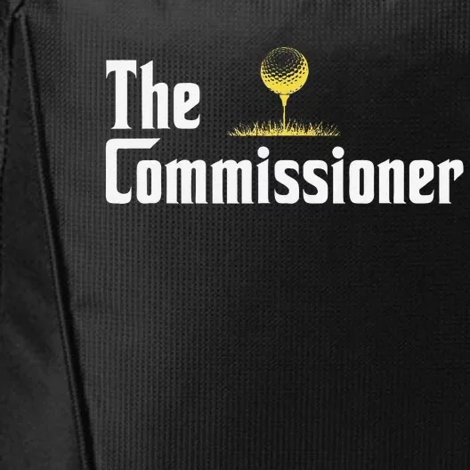 Funny Golfer The Commissioner Golf League Golfing City Backpack