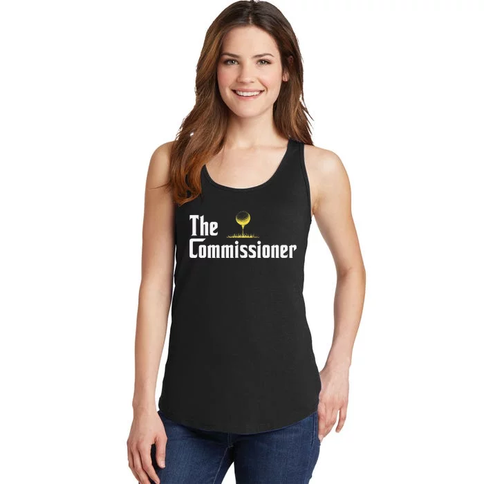 Funny Golfer The Commissioner Golf League Golfing Ladies Essential Tank