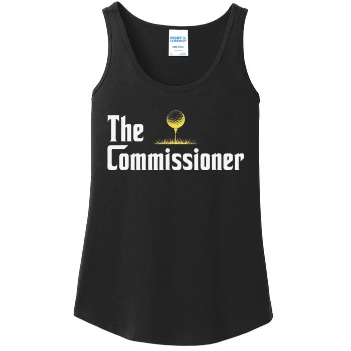 Funny Golfer The Commissioner Golf League Golfing Ladies Essential Tank