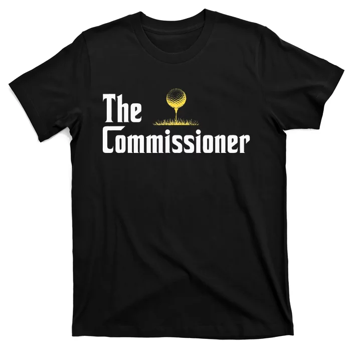 Funny Golfer The Commissioner Golf League Golfing T-Shirt