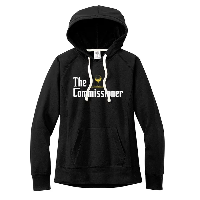 Funny Golfer The Commissioner Golf League Golfing Women's Fleece Hoodie