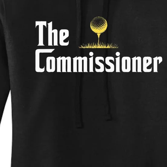 Funny Golfer The Commissioner Golf League Golfing Women's Pullover Hoodie