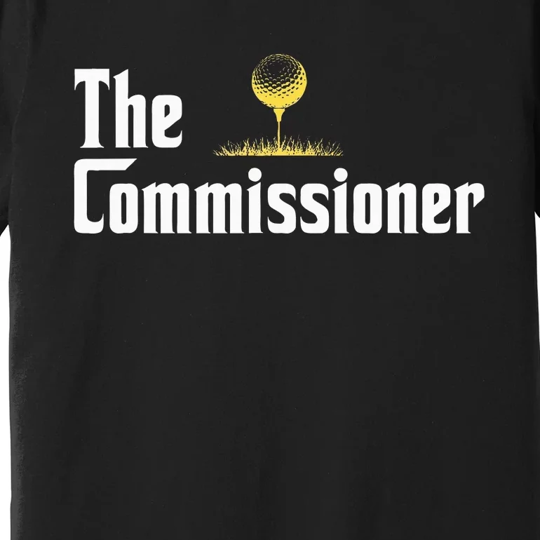 Funny Golfer The Commissioner Golf League Golfing Premium T-Shirt