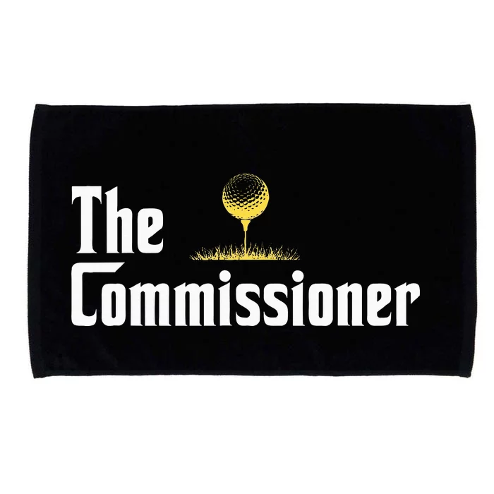 Funny Golfer The Commissioner Golf League Golfing Microfiber Hand Towel