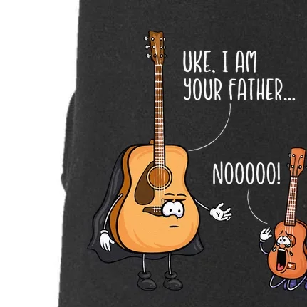 Funny Guitar Ukelele Uke I Am Your Father Musician Music Doggie 3-End Fleece Hoodie