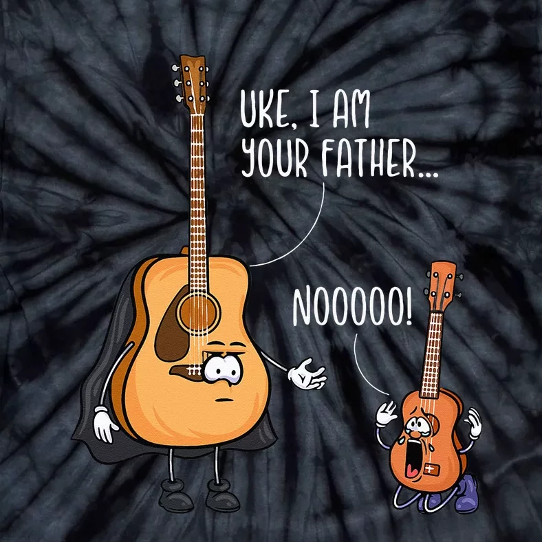 Funny Guitar Ukelele Uke I Am Your Father Musician Music Tie-Dye T-Shirt