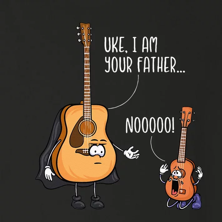 Funny Guitar Ukelele Uke I Am Your Father Musician Music Toddler Long Sleeve Shirt