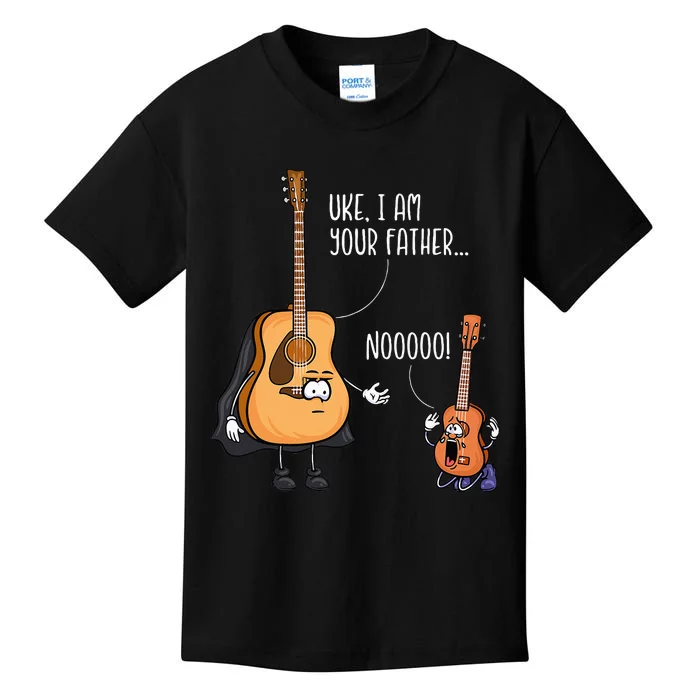 Funny Guitar Ukelele Uke I Am Your Father Musician Music Kids T-Shirt