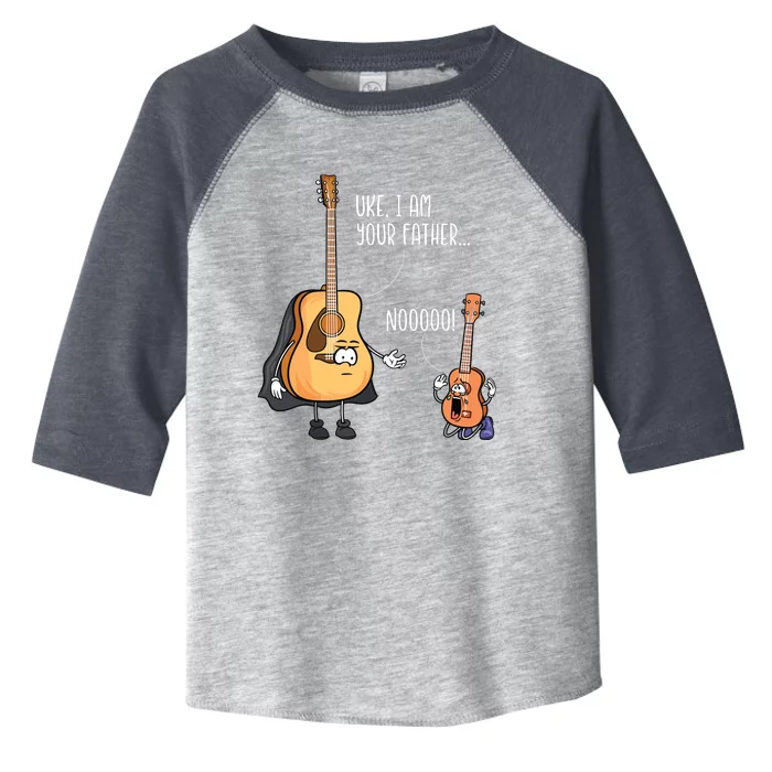 Funny Guitar Ukelele Uke I Am Your Father Musician Music Toddler Fine Jersey T-Shirt